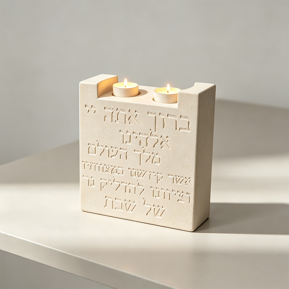 Candle Vessel Supplies - Molde de silicona para candelabro doble