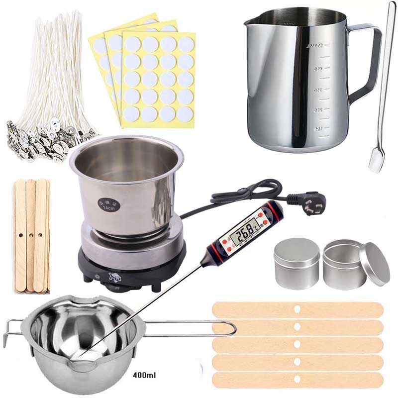Candle Making Supplies Jars - Kit de suministros para fabricación de