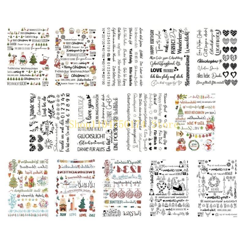 Pegatinas velas navideñas, cal - Candle Supplies For Sale reseña y precio