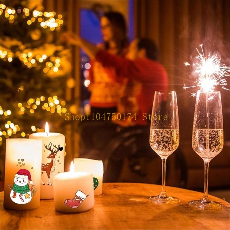 Pegatinas velas navideñas, cal - Candle Supplies For Sale reseña y precio