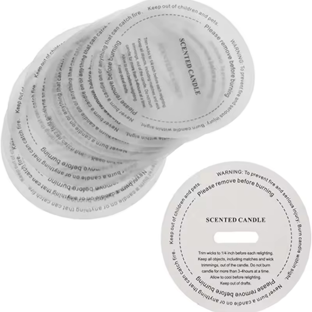 10/50 Etiquetas Redondas para  - Candle Making Supplies Jars reseña y precio