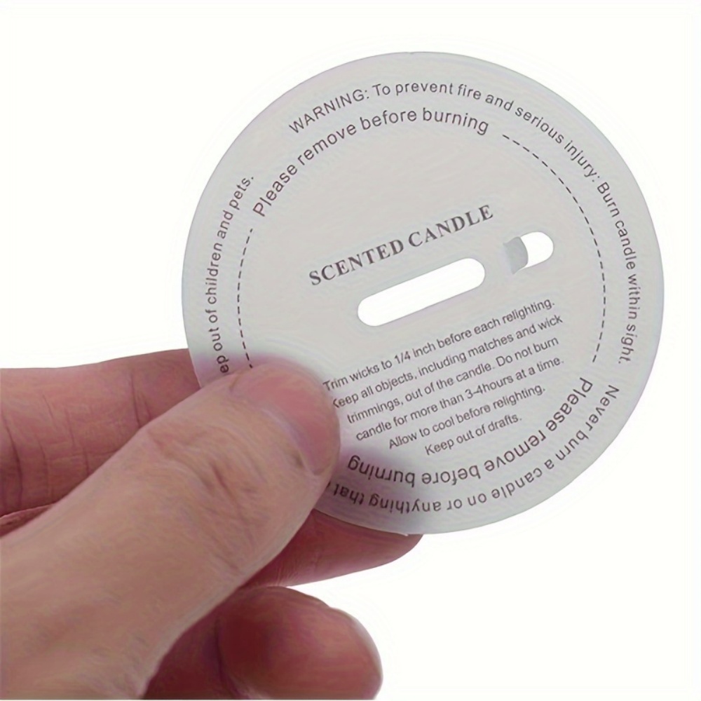 10/50 Etiquetas Redondas para  - Candle Making Supplies Jars reseña y precio