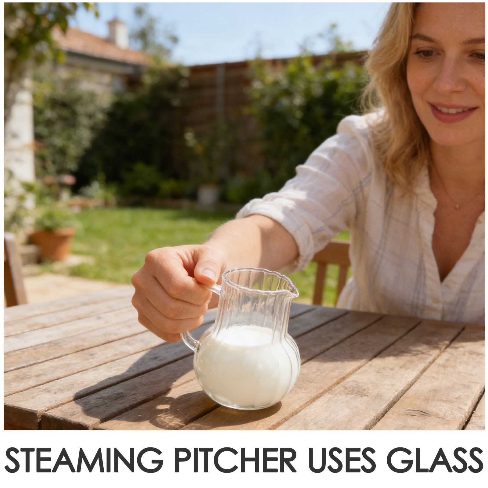 Jarra de vidrio de 200 ml con  - Pour Spout Pitcher reseña y precio