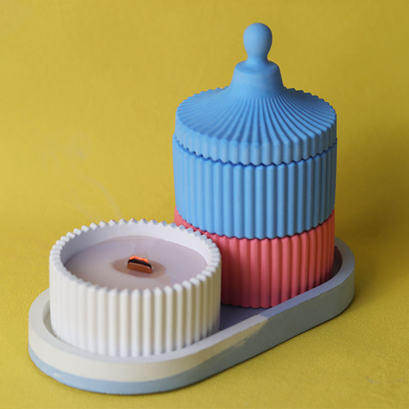 Tarro de vela de hormigón, mol - Candle Making Supplies Jars reseña y precio