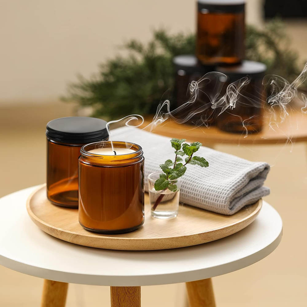 Frascos de Vidrio Ámbar de 8oz - Mason Jar 8Oz reseña y precio
