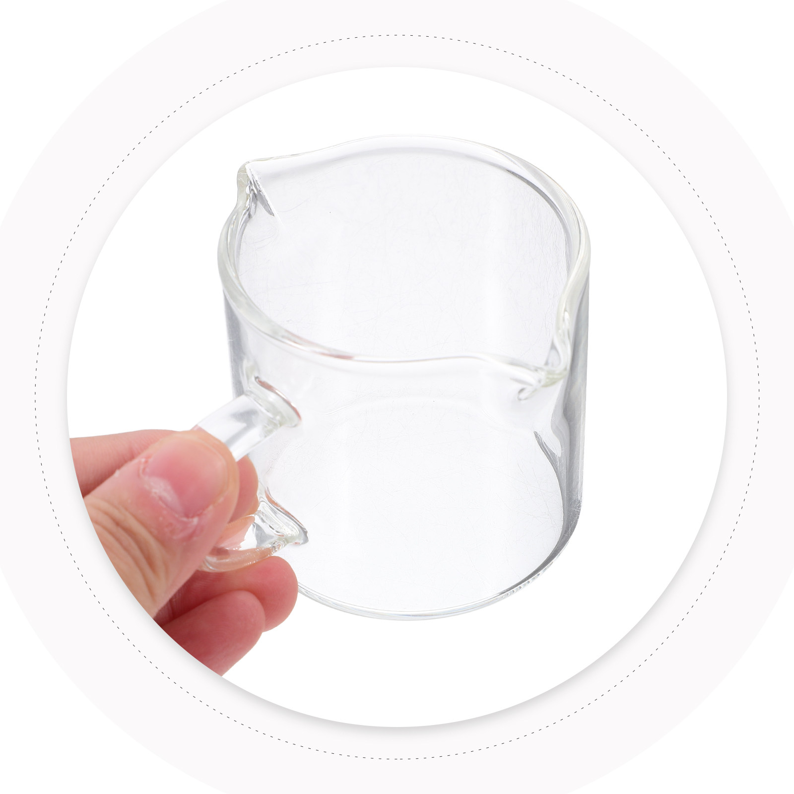 Jarra de vidrio mini de doble  - Pour Spout Pitcher reseña y precio