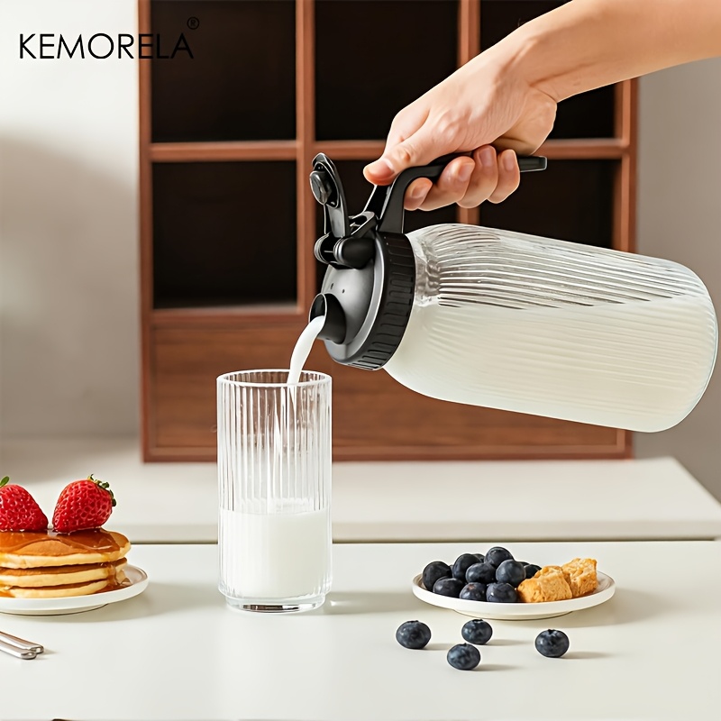 Jarra de Vidrio Tipo Mason de  - Pour Spout Pitcher reseña y precio
